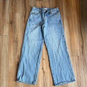 PacSun Light Blue Wide Leg Jeans